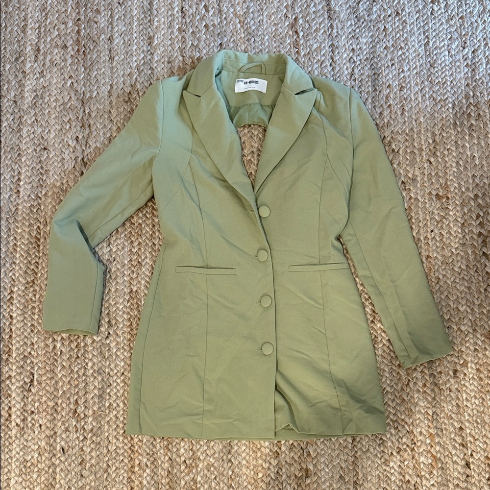Urban Outfitters Vintage Sage Green Women's Blazer Dress